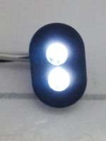 Ampel weiss/weiss, anschlussbereites Fertigmodul