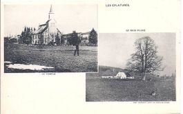 CHAUX - de - FONDS, les éplatures en 2 vues