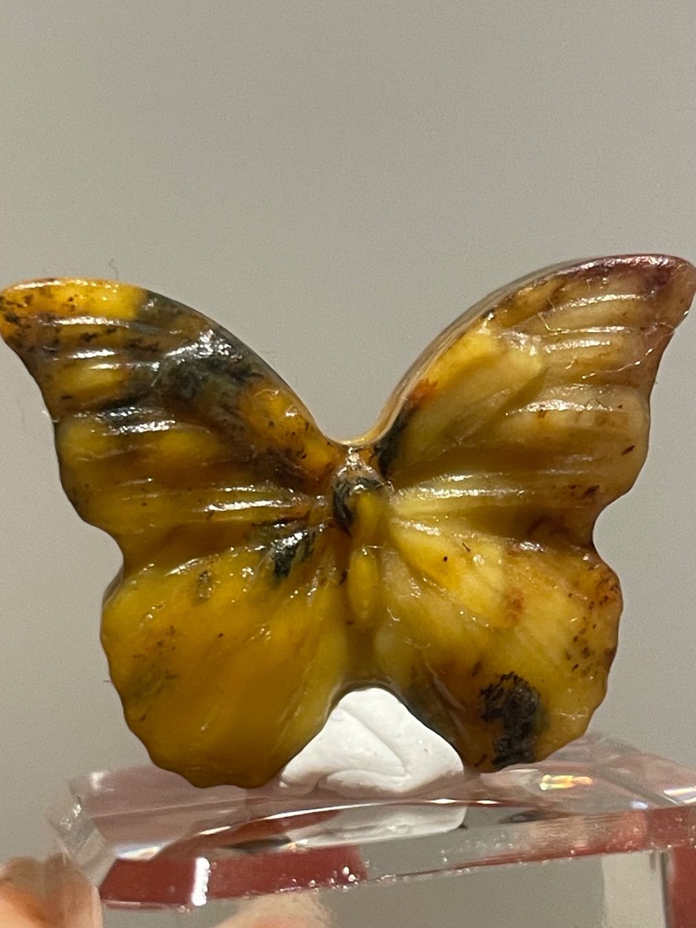 Anhänger: Echte chinesische -Jade Schmetterling Ca.2cm – Neu (gemäss Beschreibung) aus Schiers von sisikristall 5