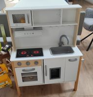 Kinderküche weiss Holz mit viel Zubehör guter Zustand
