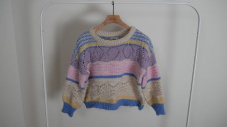 Only Strickpullover Streifen Sweater Sweatshirt Damen