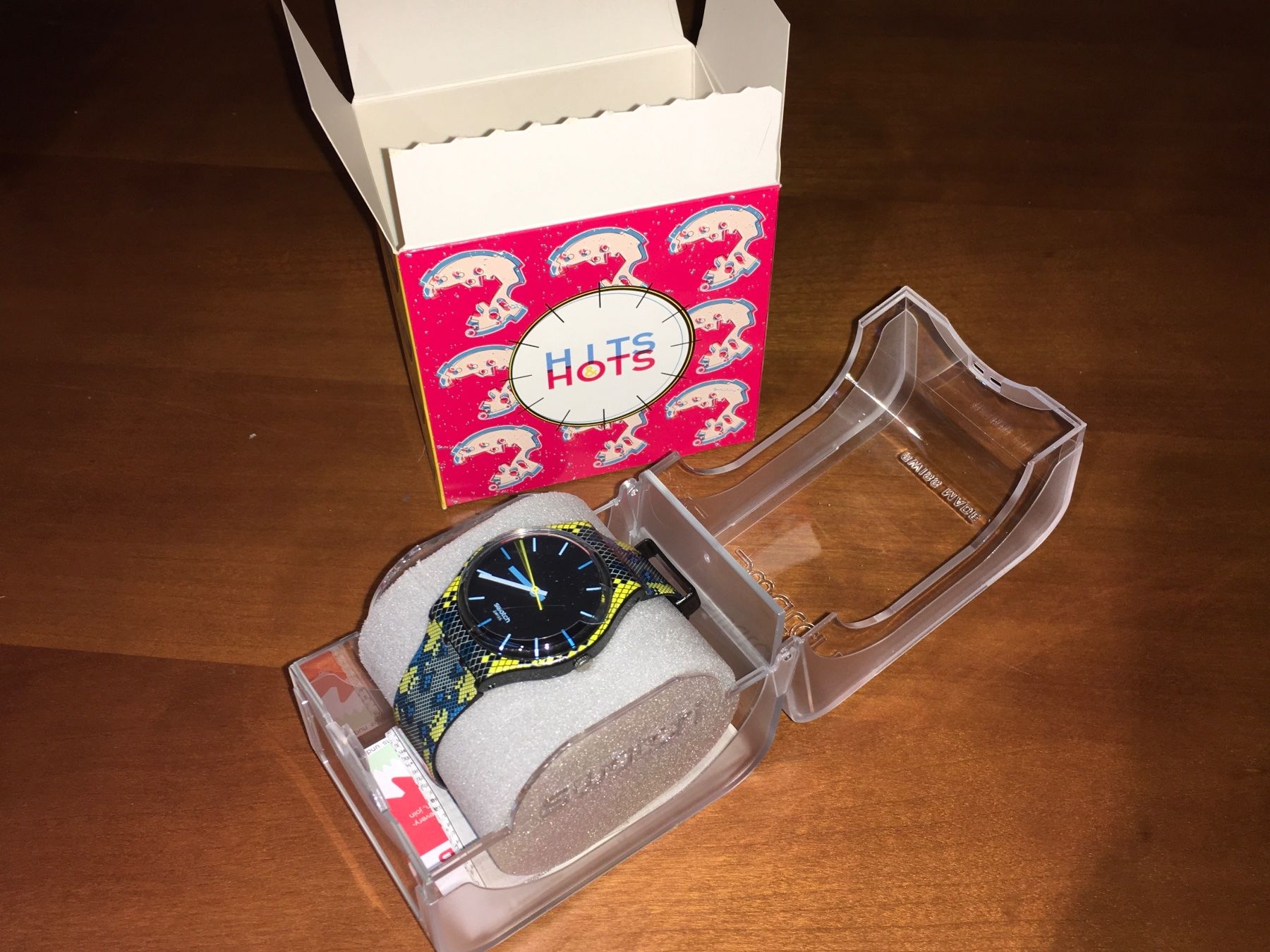 Swatch Montres: Swatch Snaky Blue - Full Set NEW - Ungetragen – Neuf (Voir description) à Wohlen AG par PrivatSammlung