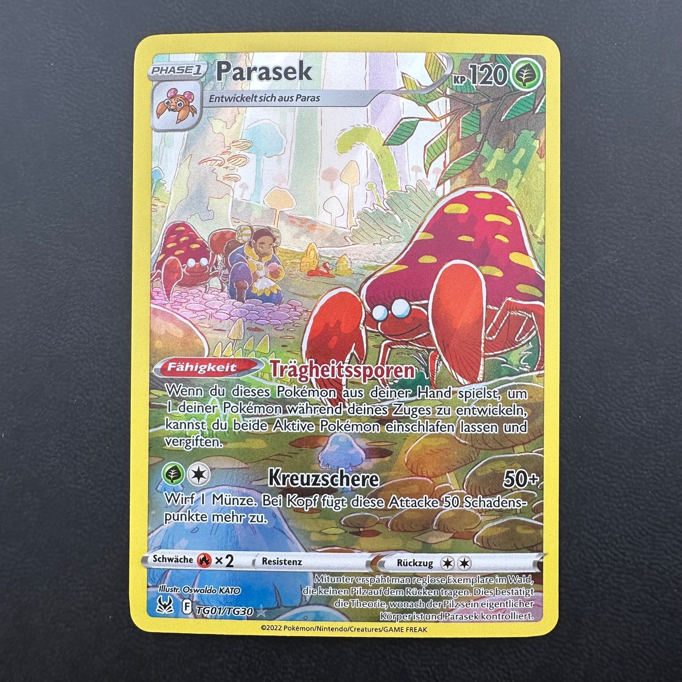 Pokémon Carte collezionabili: Parasek TG01 DE NM – Usato da Obergerlafingen venduto da PokeArena