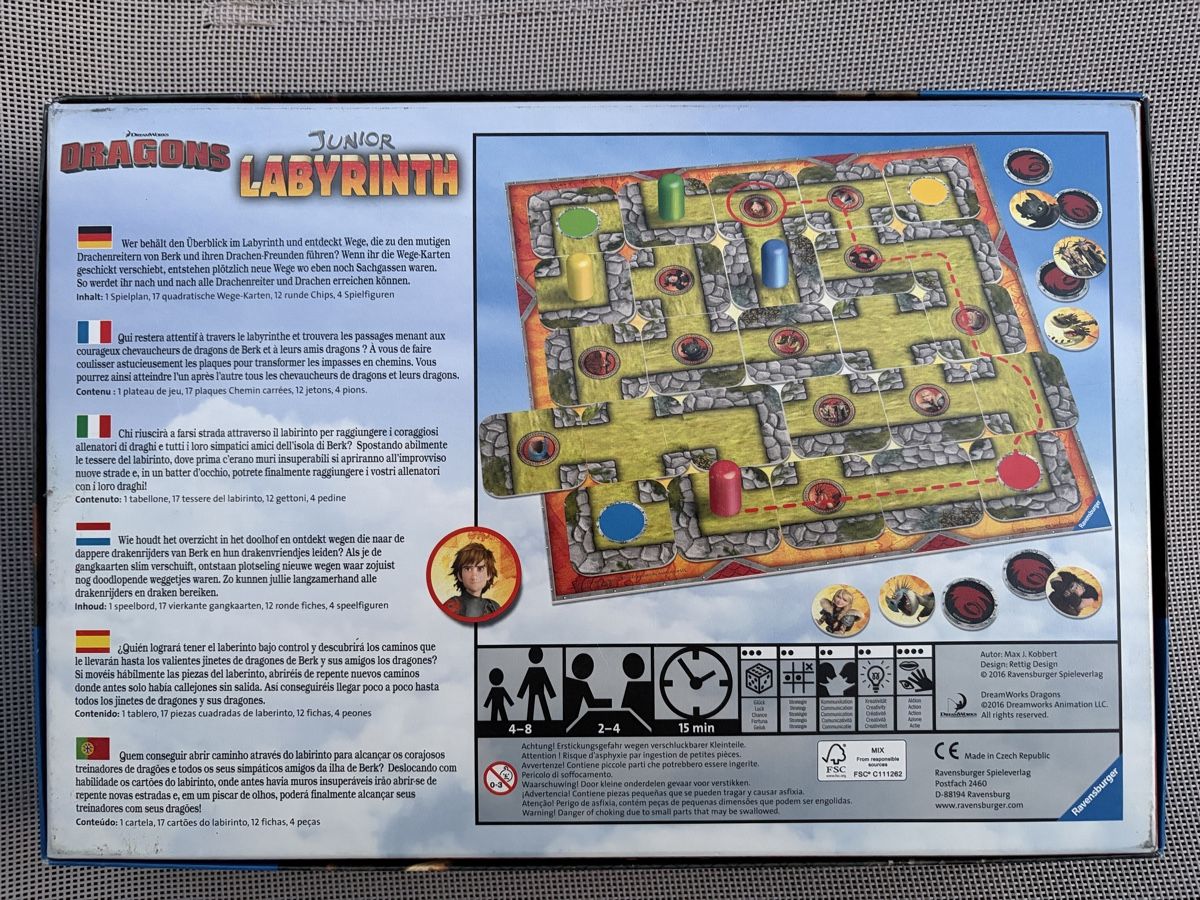 Ravensburger Giochi: Spiel Labyrinth Junior „Dragons“  – Nuovo (secondo la descrizione) da Regensdorf venduto da Candyqueen 1