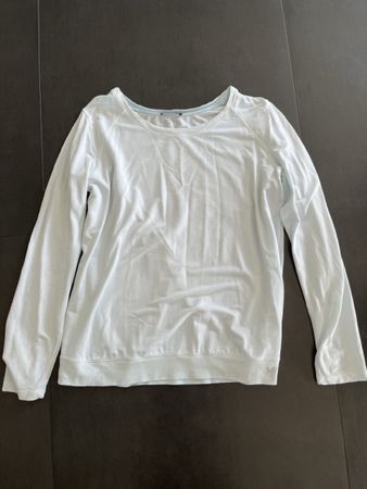 Margittes Shirt Gr. 42 Hellblau Langarm Top Zustand!