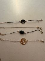 Armbänder Set 4 Stück goldfarben neu