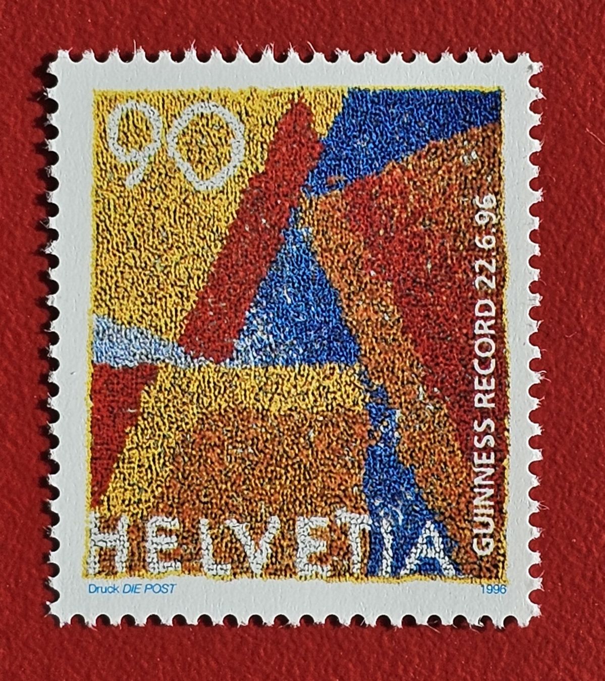 Tutti i francobolli: SONDERMARKE 896A POST GUINNESS RECORD POST 1996** POSTFRISCH – Nuovo (secondo la descrizione) da Düdingen venduto da Quartierstrasse