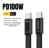 100W USB-C Kabel 1m z.B. Apple iPhone Air 17 Pro Max