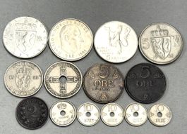 Sammlung - Norwegen Münzen