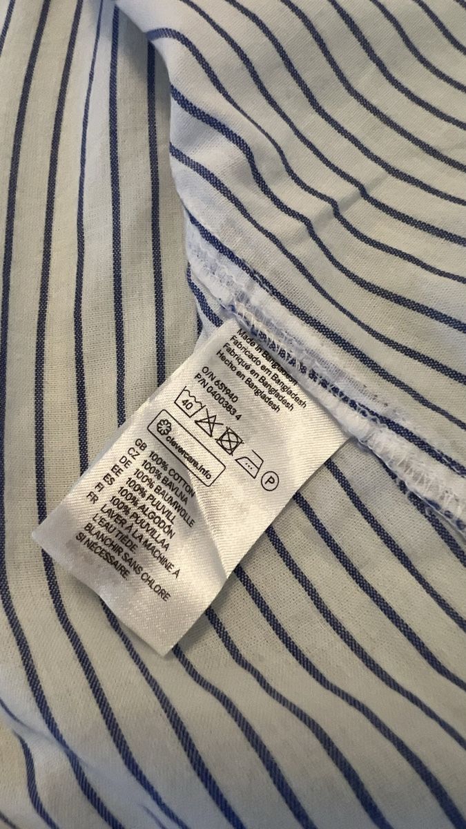 H&M Blusen: Gestreiftes Sommerhemd von H&M, Größe 34 – Gebraucht aus Bern von PrettyLittleWindow 3