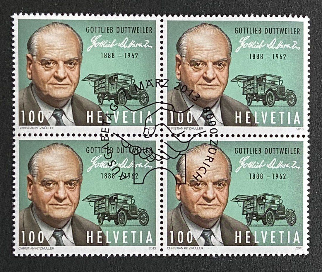 Alle Briefmarken: ET Freimarke  4er Blocks 2008 / 2011 /2013 – Gebraucht aus Böckten von Hansi36 3