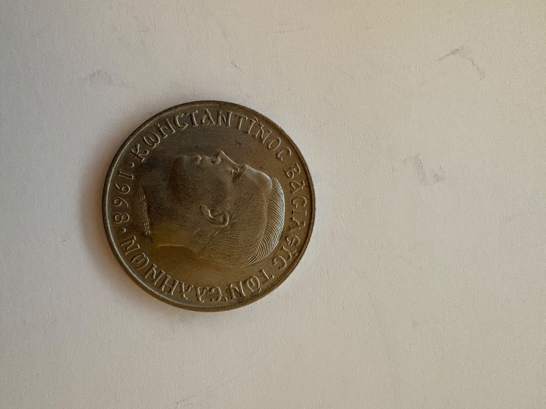 Tutti le monete: 10 drachmen munze 1968 – Usato da Murten venduto da Tzaugg 3