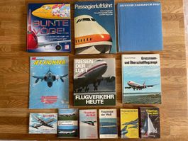 Buchpaket: 12x Bücher übers Fliegen und Flugzeuge