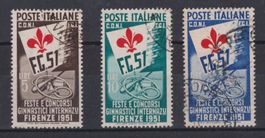 Italia 1951: Int. gymnastische Wettspiele - Kat. 900.--