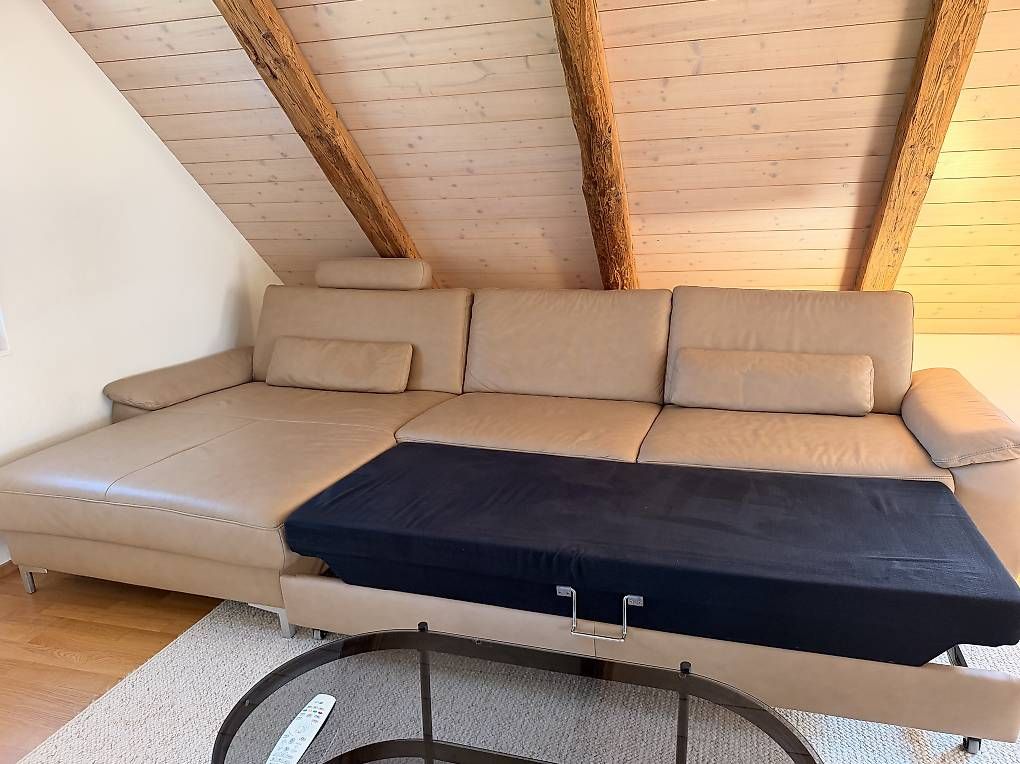 Divani: Dieter Knoll Ecksofa aus Echtleder  mit Schlaffunktion – Usato da Cham venduto da Perihan_D 2
