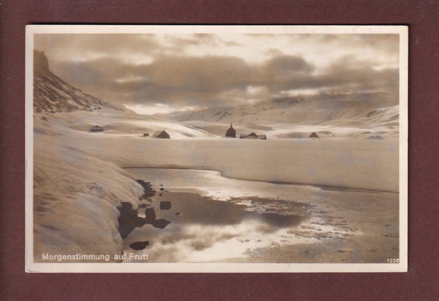 Cartoline postali: Morgenstimmung auf FRUTT – Usato da Pully venduto da nicecards
