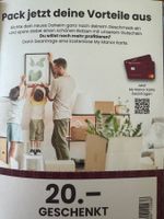 Manor Gutschein 20.- ab Einkaufswert 150.-