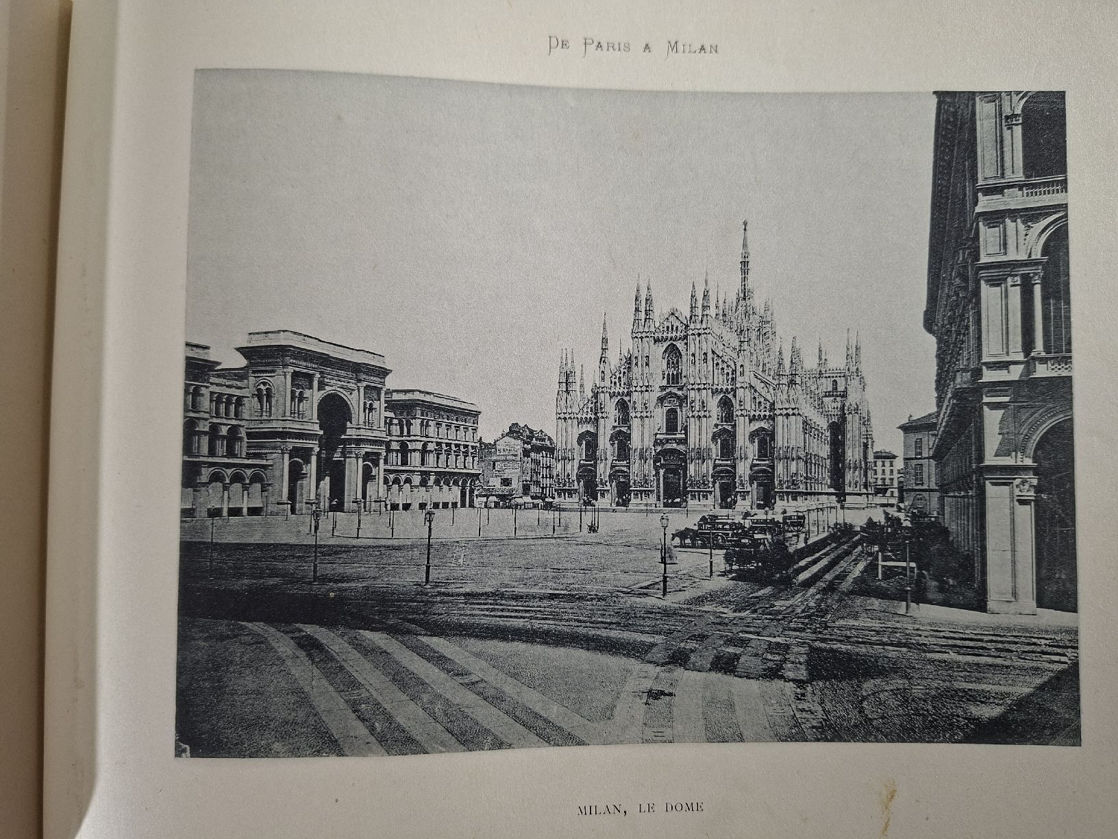 Bücher: antikes Buch, De Paris a Milan par le Gotthard – Gebraucht aus Grindelwald von carro5 7