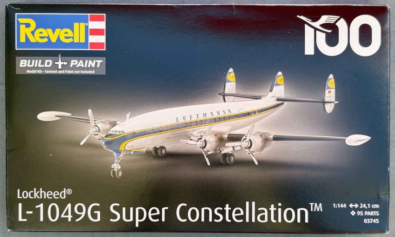 Revell Kit di modellismo & Modellini statici: Lockheed Super Constellation, M : 144, 24.1 cm lang – Nuovo e nell'imballaggio originale da Rütihof venduto da Bashful