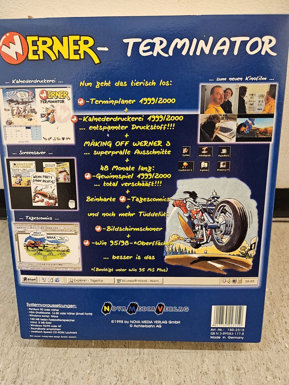 CD & DVD vergini: Werner Terminator (CD-Rom) – Usato da LUZERN venduto da Supigers 2