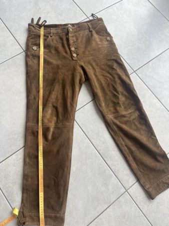 Country Maddox Lederhose Braun Gr. 50 Top Zustand!