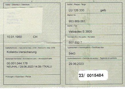 Solex Mofas: Solex   3800 – Gebraucht aus Inwil von Pferd8 6