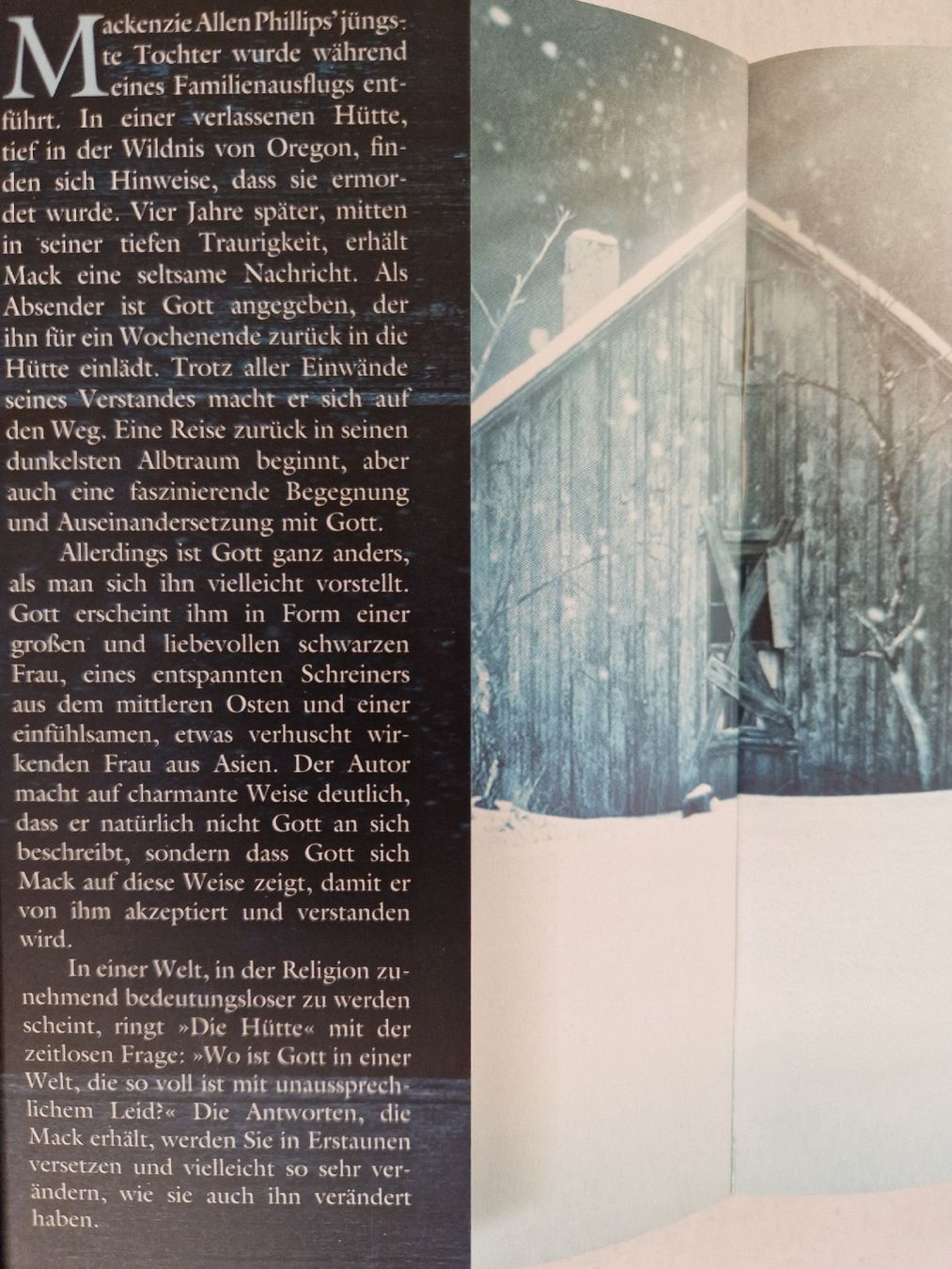 Libri: Die Hütte - Ein Wochenende mit Gott, William Paul Young – Usato da Lyss venduto da pksuny 1