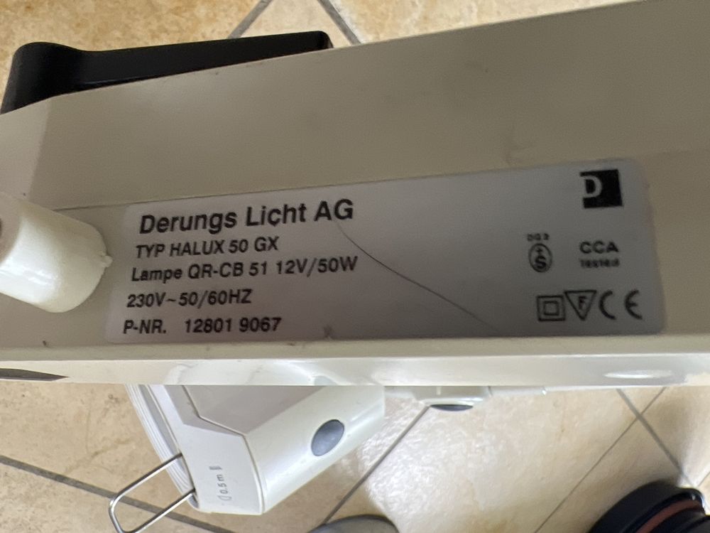 Medizin Lampe von Derungs Halux 50 GX 6