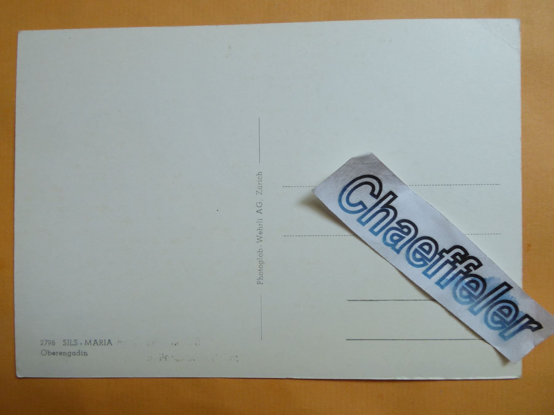 Cartoline postali: Schöne Schlittenfahrt in Fex – Nuovo (secondo la descrizione) da Zürich venduto da Chaeffeler 1