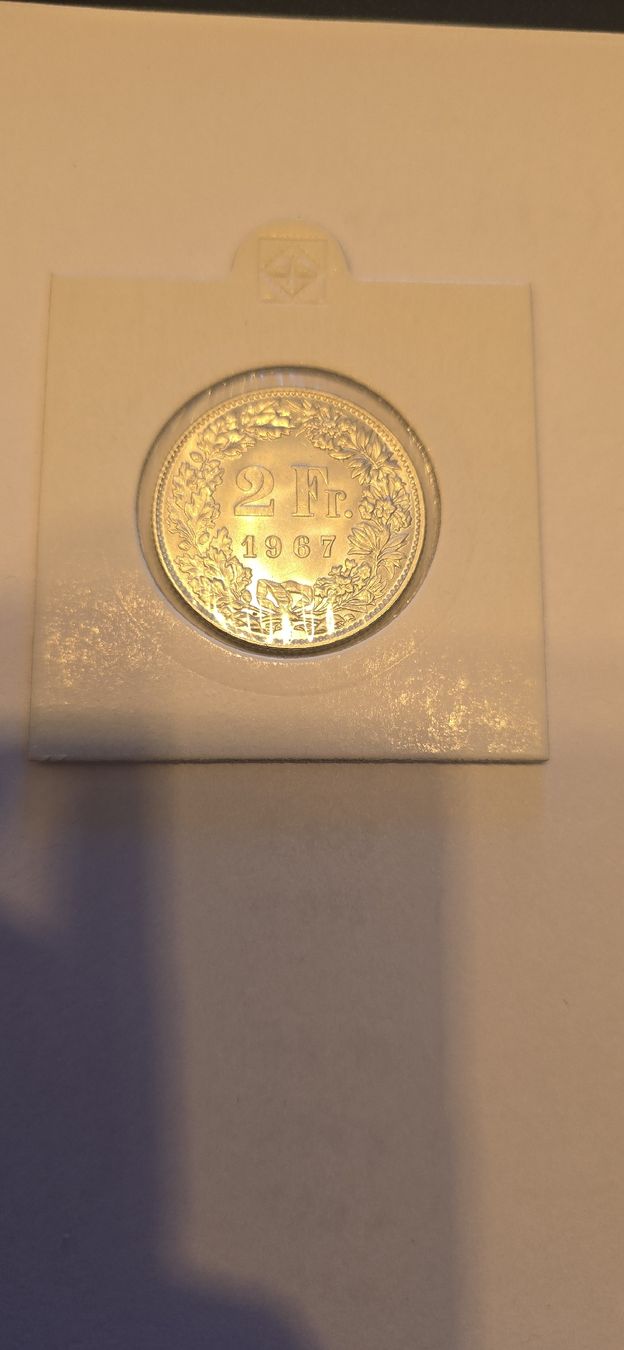 Toutes les monnaies: piece 2chf 1967 UNZ – Neuf (Voir description) à Fribourg par yan_z5fr