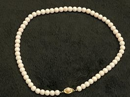 KorallenKette Gold 750