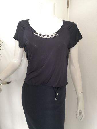 🤩GVB TOP DUNKELBLAU MIT SILBER KETTE