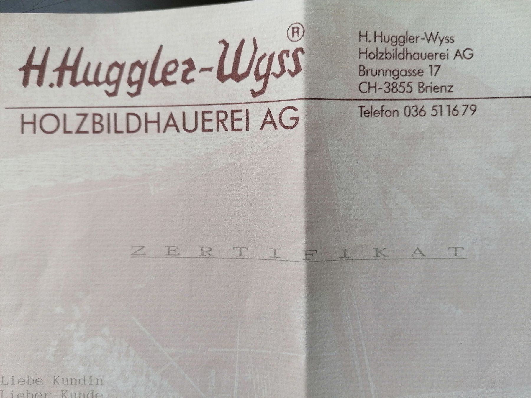 Figuren: Figur Fulehung Holzkunstwerk – Gebraucht aus Thun von kafcem 2