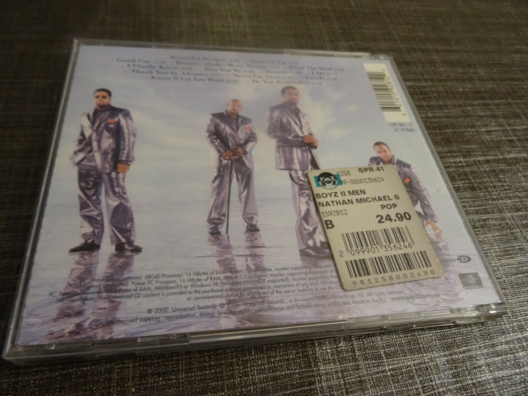 CD: Boyz II Men - Nathan Michael Shawn Wanya CD – Usato da Olten venduto da Disc-Ausverkauf 1