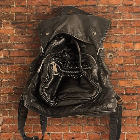 Kunstleder Rucksack