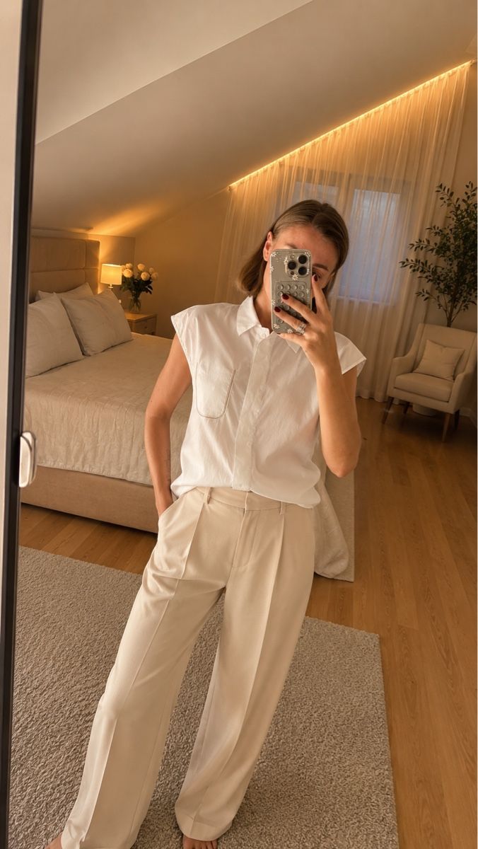 Peserico Camicette: PESERICO Shirt white size 42 cotton, NEW – Nuovo e nell'imballaggio originale da Sattel venduto da Zlata1