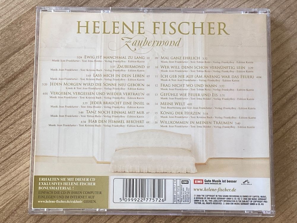 3x Helene Fischer - Für Einen Tag /Zaubermond /so Nah Wie Du | Kaufen ...