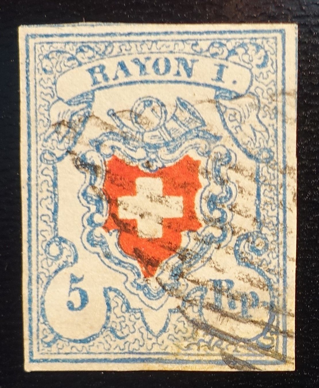 Tutti i francobolli: T.18 C1-RU mit Attest – Usato da Grosshöchstetten venduto da steps02