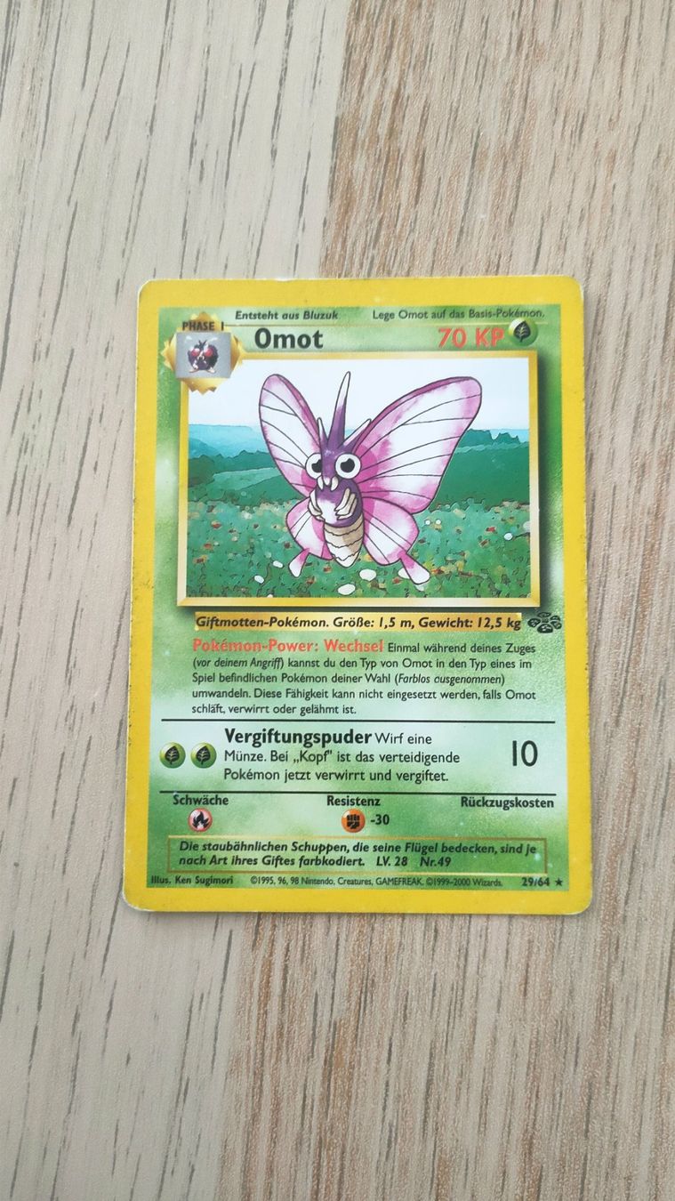 Pokémon Sammelbilder & Trading cards: Omot - Dschungel - Pokemon – Gebraucht aus Subingen von