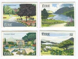 Briefmarken "Parks und Gärten". Irland.