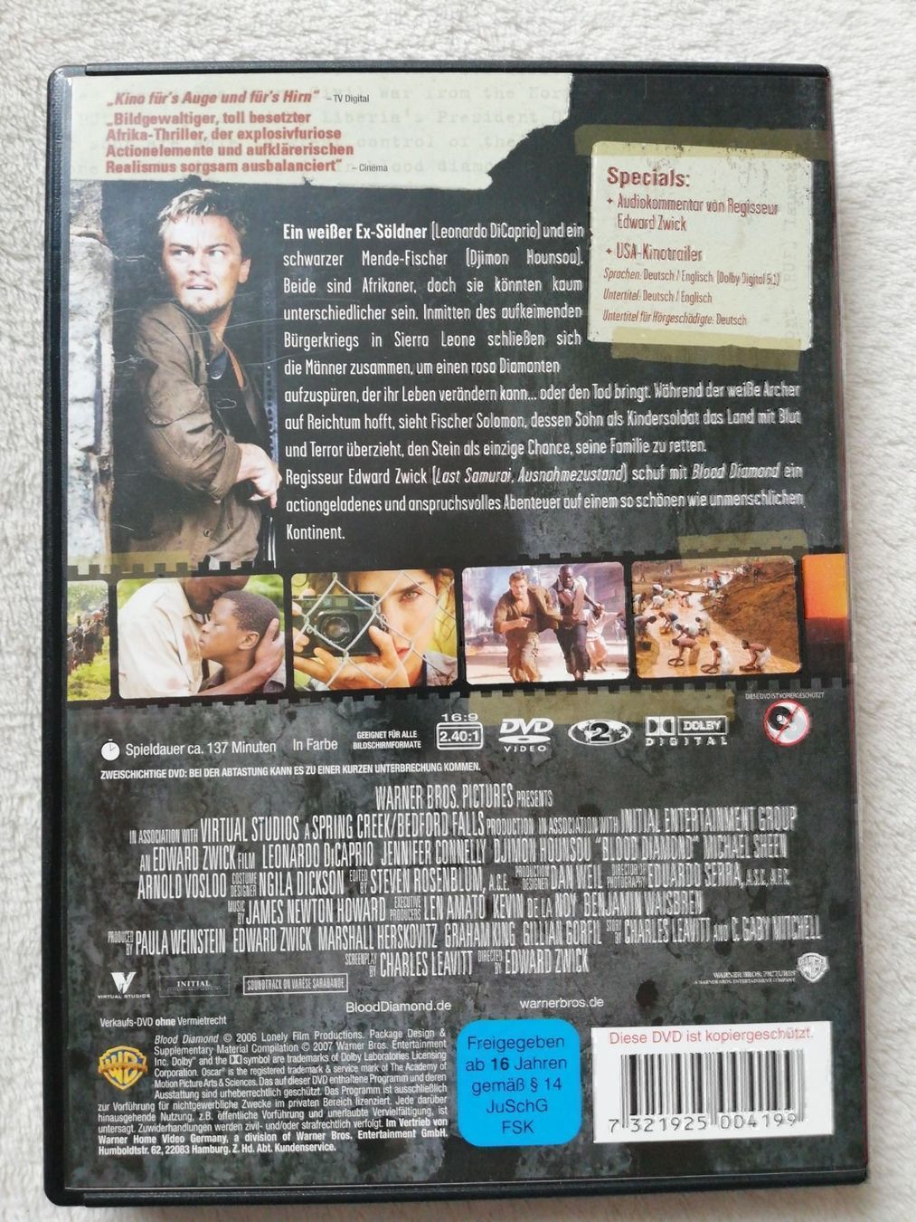 Tutti i DVDs: Dvd Blood diamond – Usato da Büttikon AG venduto da Amineah 1