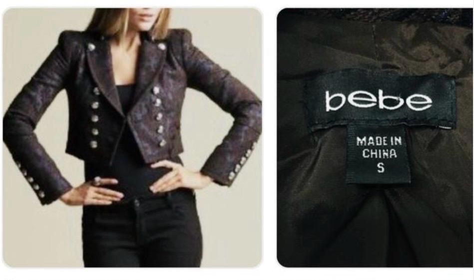 Giacche: Bebe Brocade Cropped Jacket Blazer - Size S – Usato da Spreitenbach venduto da eli_7f86 3