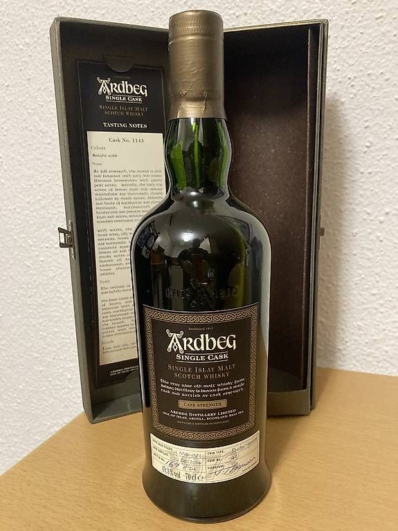 Ardbeg Spirituosen: Ardbeg Whisky Single Cask 1973 – Neu und originalverpackt aus Adliswil von Voeghi 1