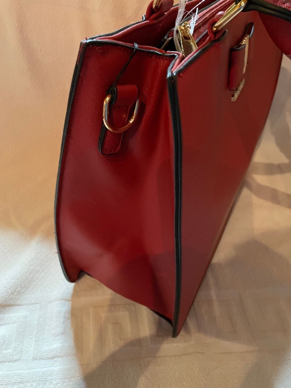 Taschen: Tasche shopper Handtasche  Rot Tasche Trolly mit fächern – Neu und originalverpackt aus Buchs SG von Billikatze5 4