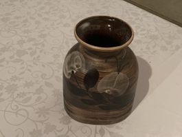 Schöne Vintage Blumenvase, Keramik, 1970er Jahre Dekorativ