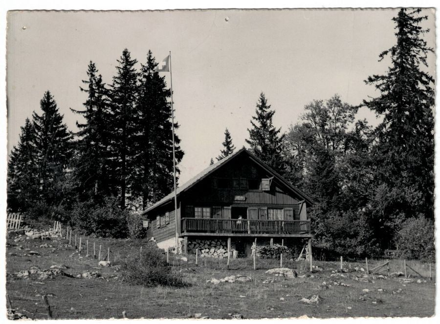 Cartoline postali: Chuffort, Chalet LES LATTES, vers 1940 – Usato da Frauenfeld venduto da POML