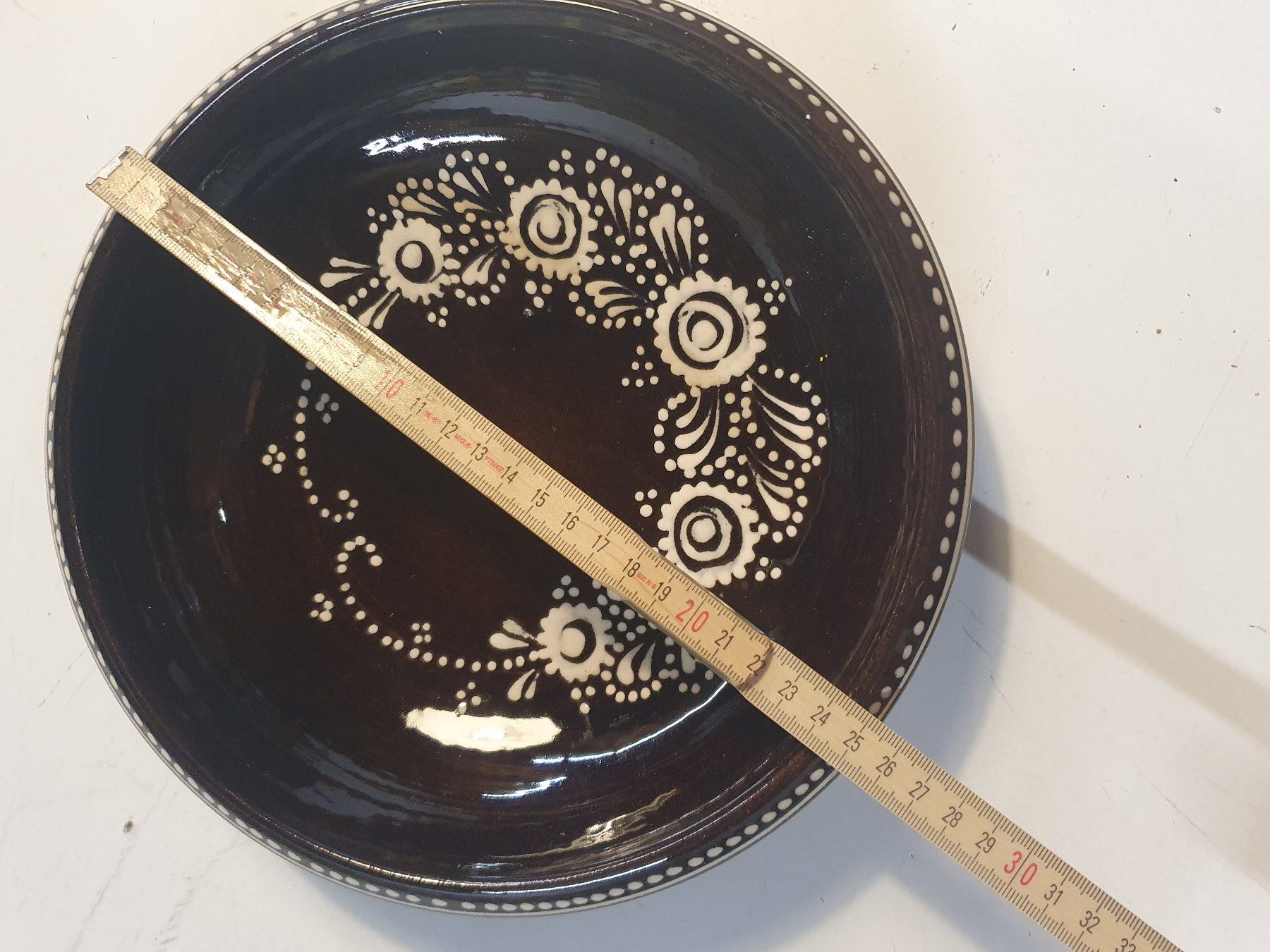 Assiettes: Dekoteller braun 25 cm Durchmesser – D'occasion à Zürich par loosebone 3