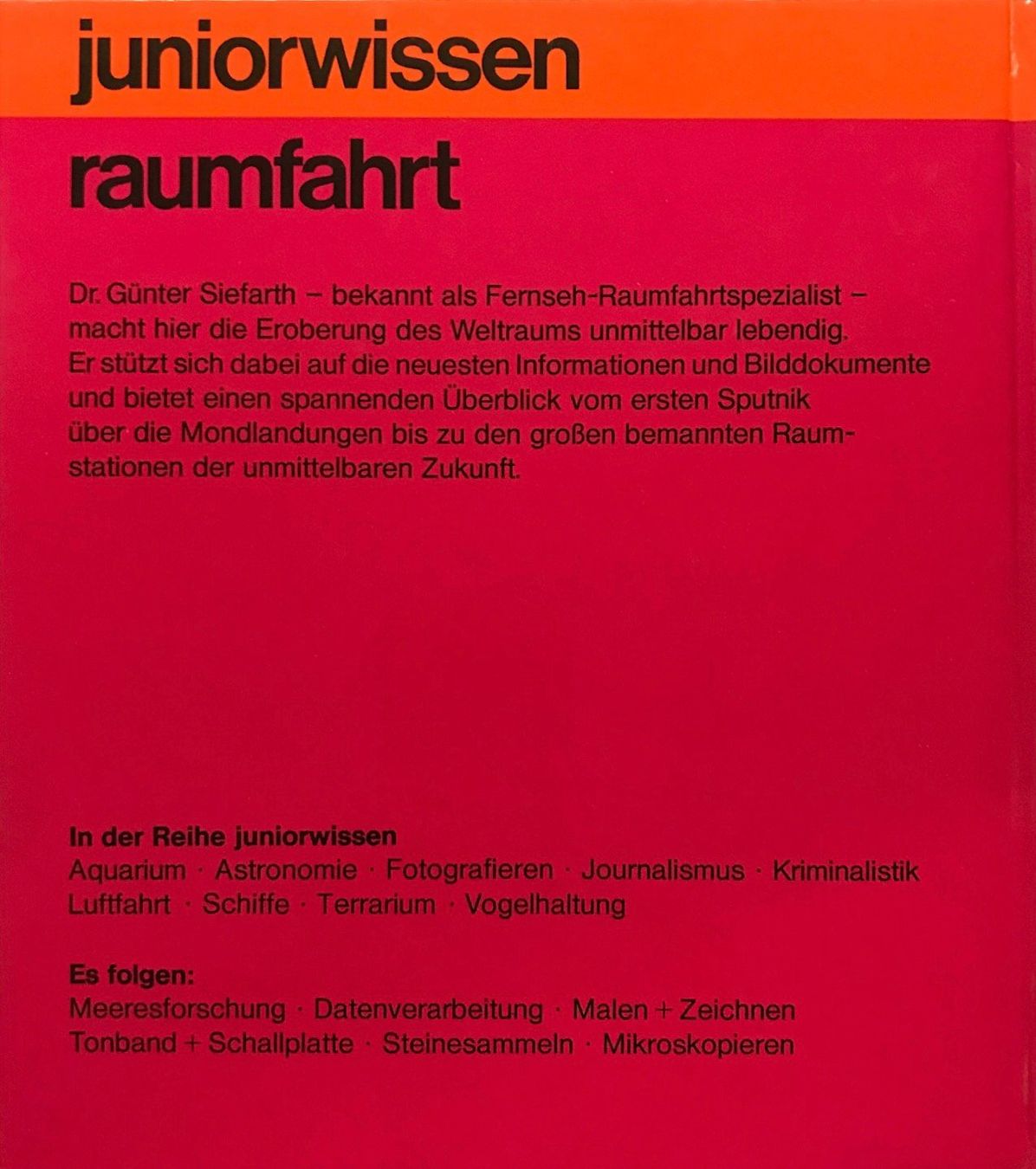 Libri: juniorwissen Raumfahrt – Nuovo (secondo la descrizione) da Sarnen venduto da Livres 1