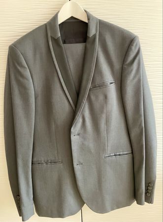 Zara Man Anzug Black Tag, Grau, Grösse 52, Top Zustand!