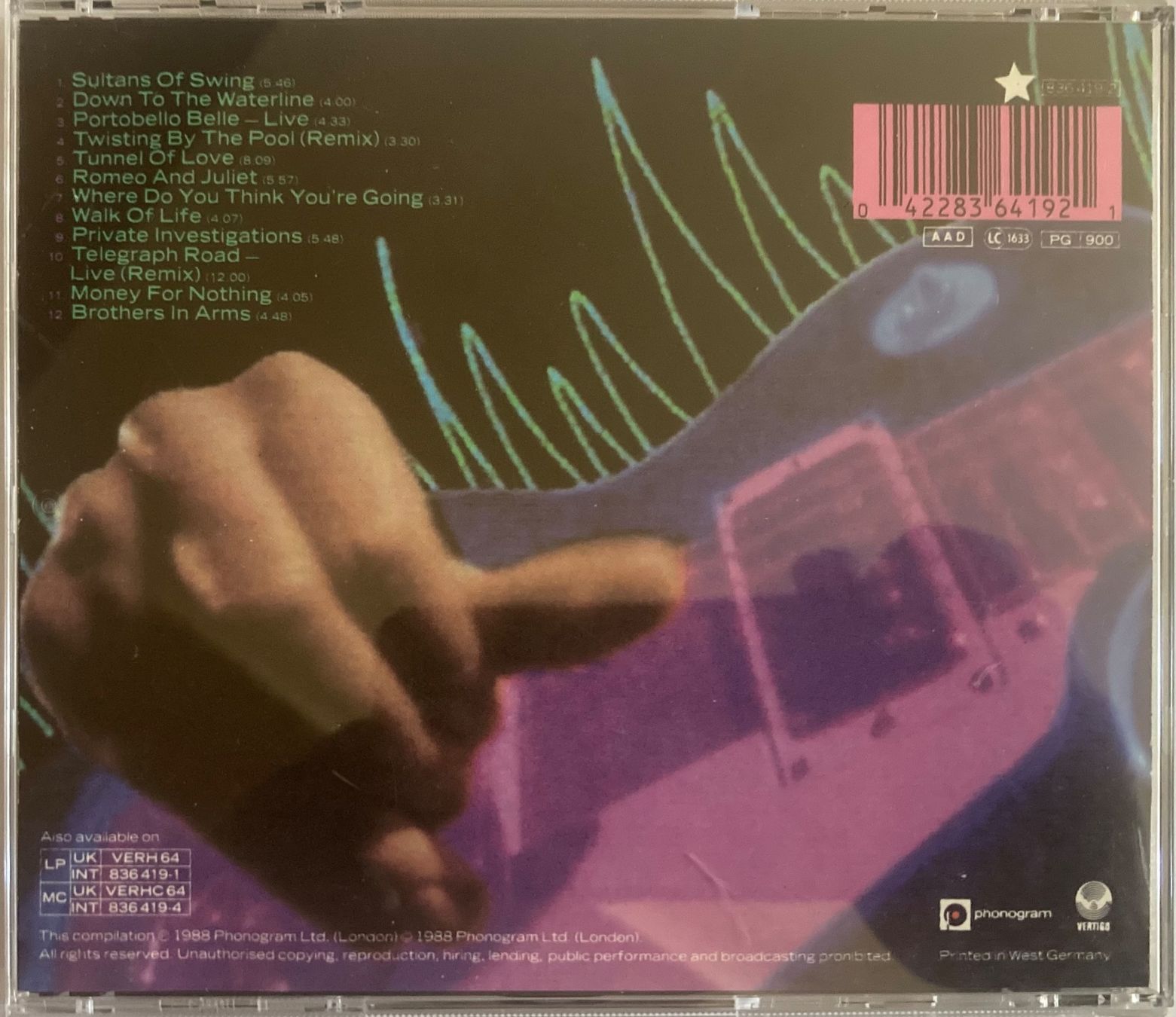 CD: DIRE STRAITS - MONEY FOR NOTHING – Usato da Poliez-Pittet venduto da Newtown-Records 1